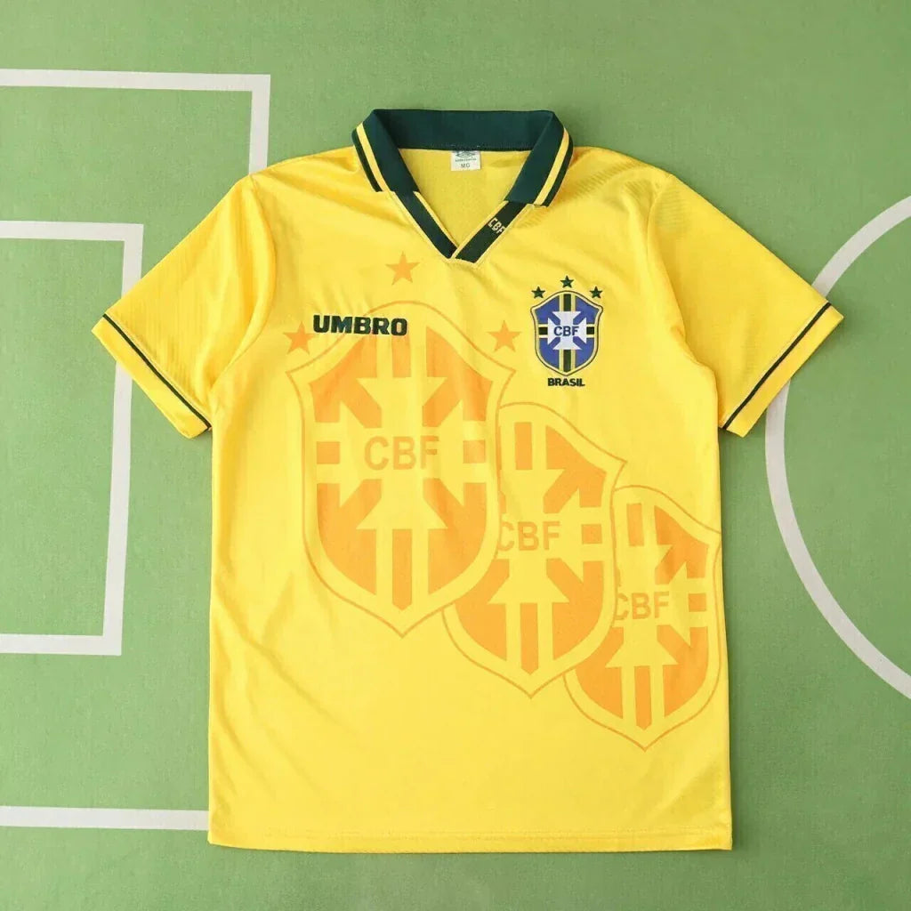 Brazil Retro 1994 Home Jersey