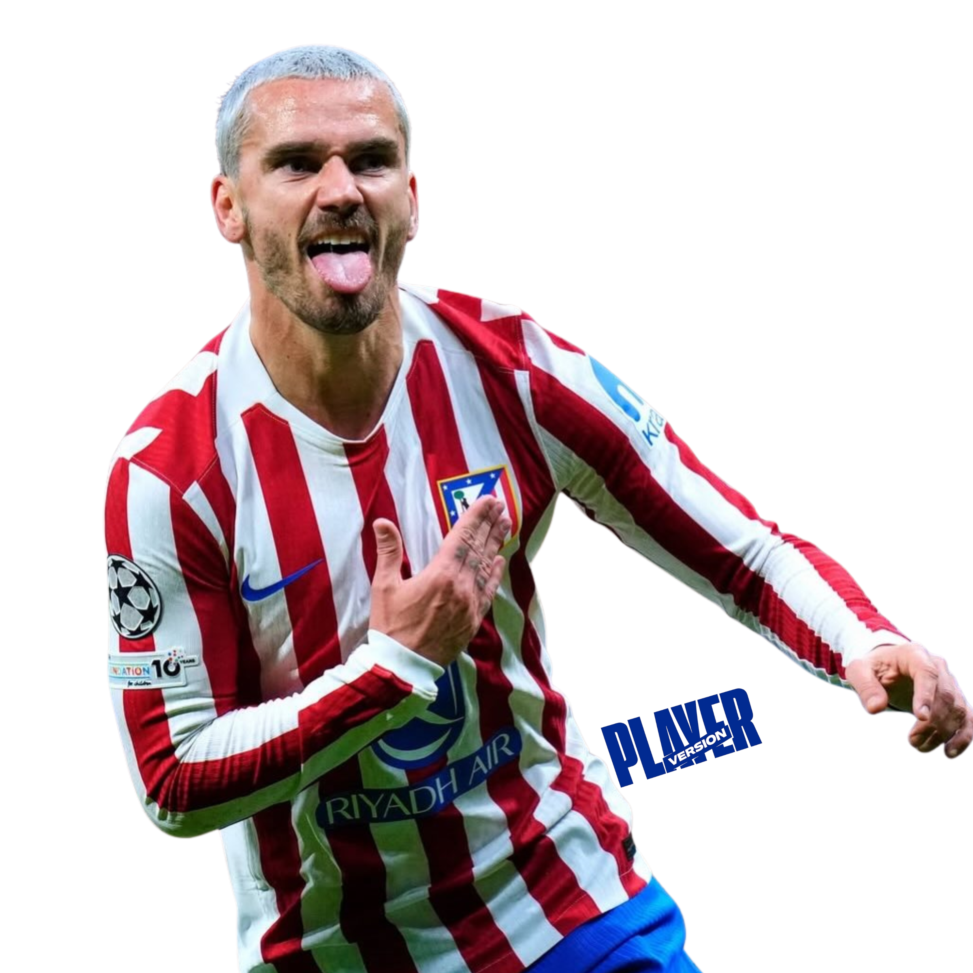 Atletico Madrid Player 25/26 Home Jersey - Long Sleeve