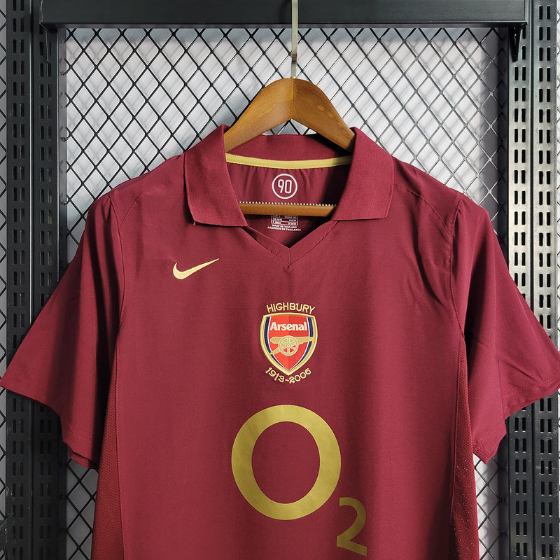 Arsenal Retro Jersey Home 2005/06