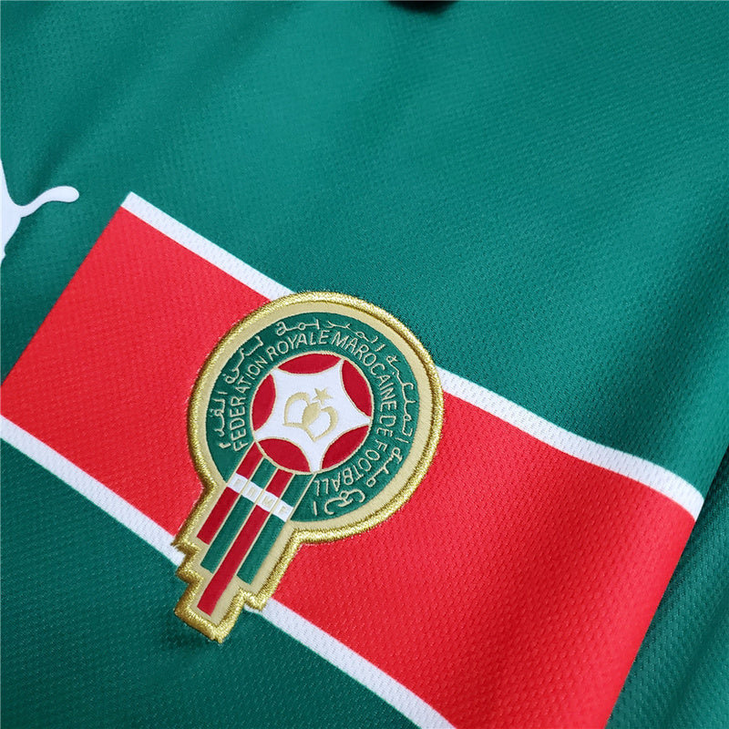 Morocco Retro 1998 Away Jersey - Green