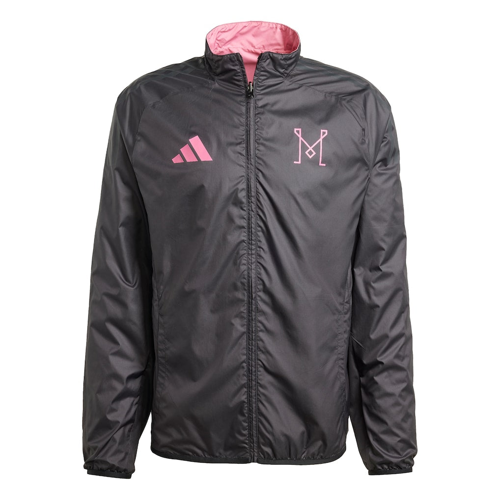Inter Miami Women's 2025 Warm Winter Reversible Full-Zip Anthem Jacket Pink/Black